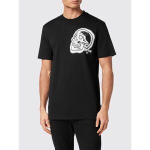 Philipp Plein Men Philipp Plein Skull Print Cotton T-Shirt With Logo